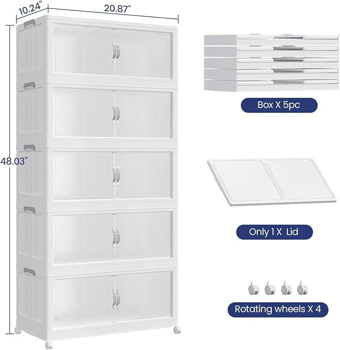 300QT Extra Large Stackable Storage Bins - Image 2