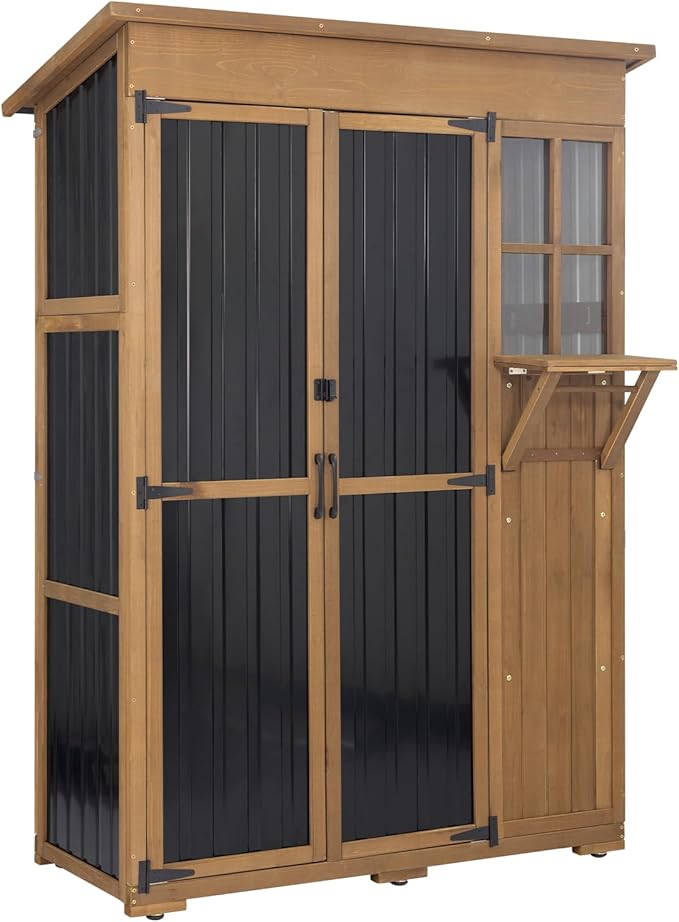 Large Outdoor Storage Cabinet Waterproof by PETSCOSSET