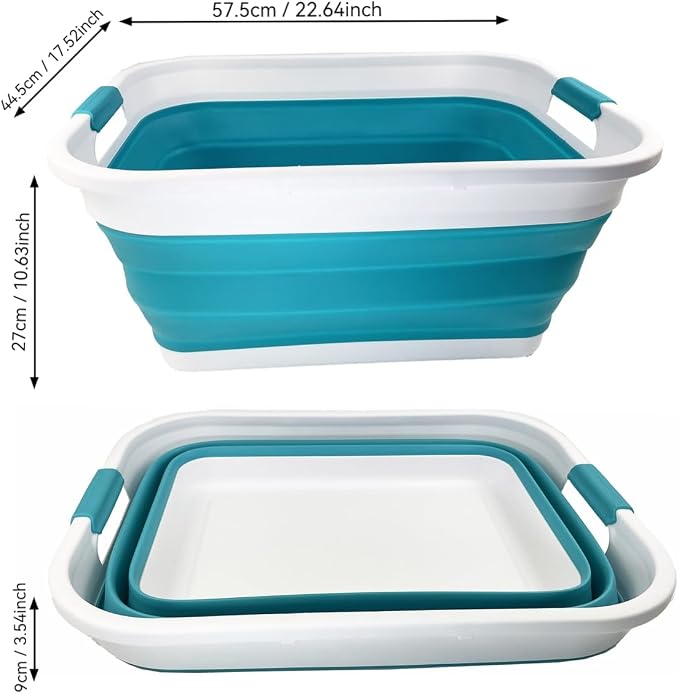 SAMMART 41L Collapsible Plastic Laundry Basket - Image 7