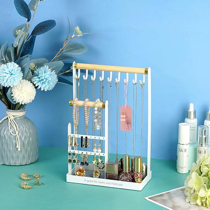 6Pcs Pink Portable Leather Earring Holders Pierced Stud Display Card Organizer - Image 5
