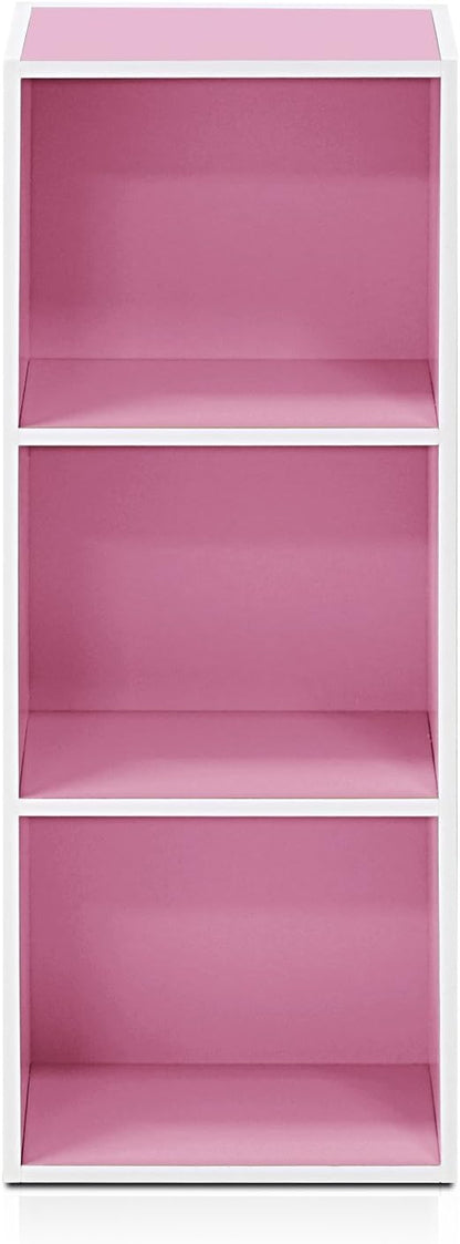 Furinno LUDER Book Shelf, 3-Cube Bookshelf, Bookcase - Image 8