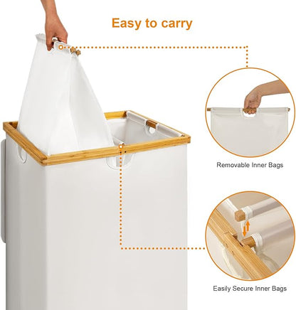 WOWLIVE 165L Double Laundry Hamper - Image 6