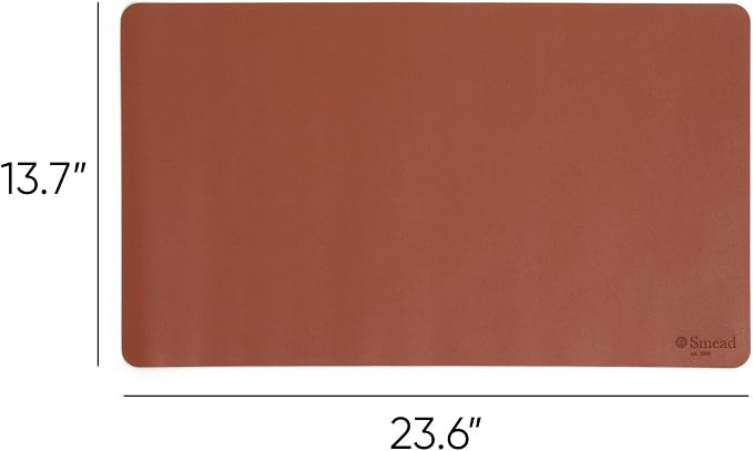 Smead Desk Pad, Vegan Leather Desk Mat - Image 4