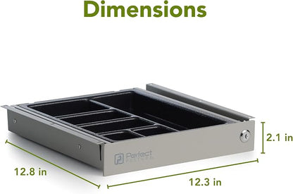 PERFECT POSTURE Max Under Desk Storage Drawer – Large Desk Drawer - Image 3