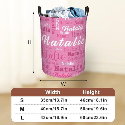 Custom Name Laundry Hamper, Personalized Laundry Baskets - Image 3