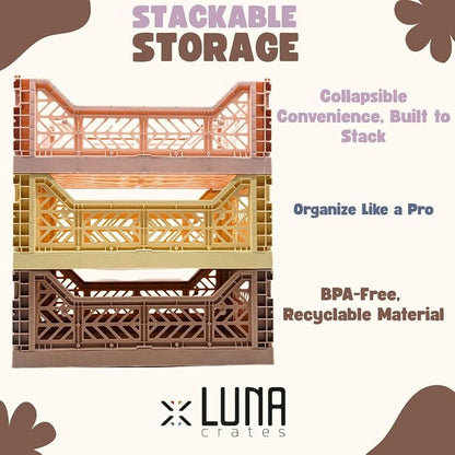 Collapsible Storage Box, Foldable Crate Organizer Bin - Image 2
