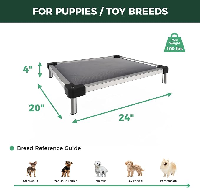 FXW TitanNest Chew-Proof Elevated Dog Bed, Raised Cot - Image 6