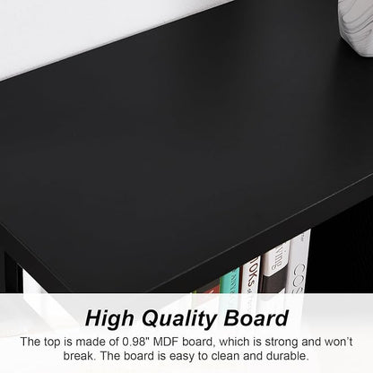 HOMISSUE 6 Cube Storage Organizer Shelf, Rustic Short Bookshelf - Image 5