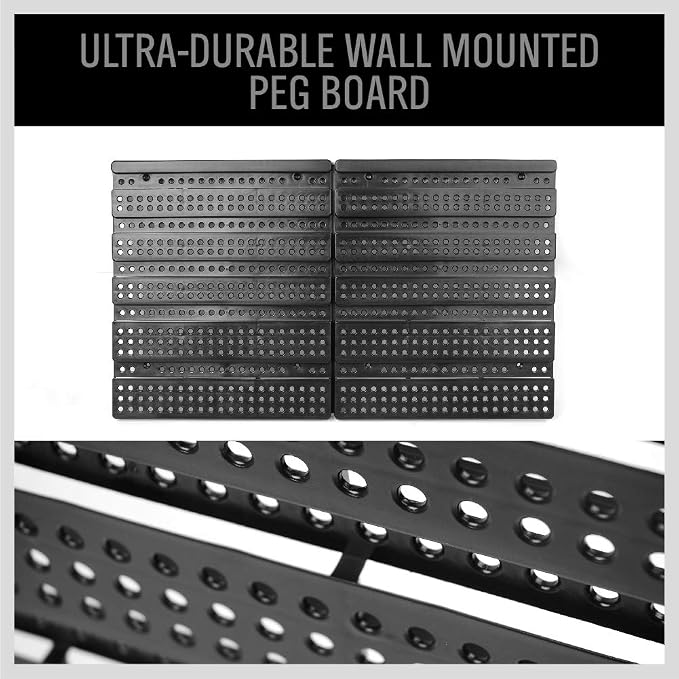 SEDY 30-Bin Wall-Mounted Storage Rack System - Image 6