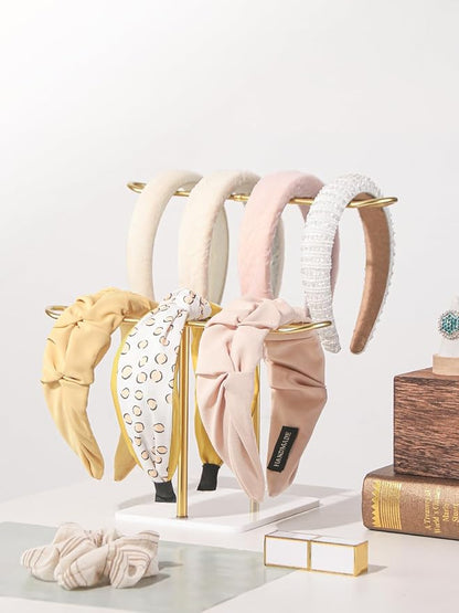 2 Tier Headband Holder, Metal Hair Band Organizer, Ear Diplay Stand, Hair - Image 2