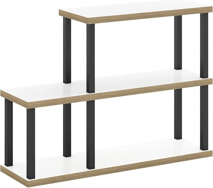 Furinno Turn-N-Tube No Tools Decorative Display Shelf, 3-Tier Ladder, Solid - Image 5