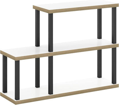 Furinno Turn-N-Tube No Tools Decorative Display Shelf, 3-Tier Ladder, Solid - Image 5