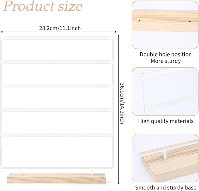 SNOWSTAR Hair Claw Clip Holder Organizer - Image 2