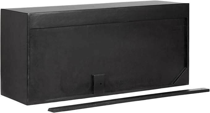 Kate and Laurel Ranier Modern Wooden Two-Door Wall Cabinet, Decorative Storage - Image 7