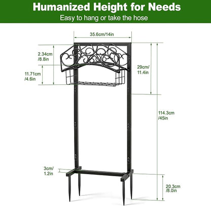 Garden Hose Holder, Freestanding Water Hose Holder Stand - Image 2