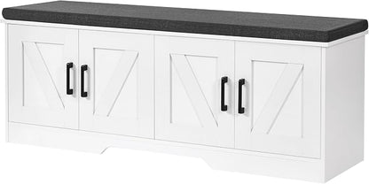 HOMSHO Farmhouse Shoe Storage Bench by HOMSHO