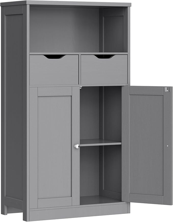 Vongrasig Bathroom Storage Cabinet, 42.5" H Freestanding Floor Cabinet | Wooden by Vongrasig