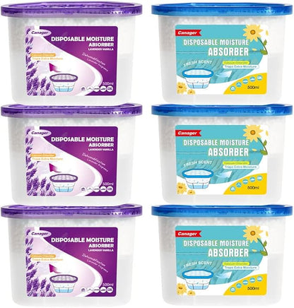 CANAGER Lavender Vanilla, Fresh Scent, Moisture Absorber Box, Odor Eliminator by CANAGER