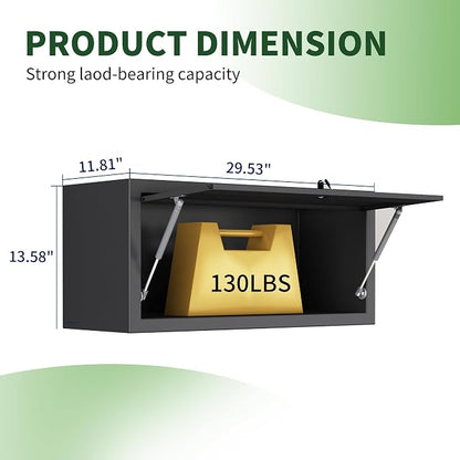 Metal Tool Cabinet, Garage Storage Cabinet System, Wall Cabinet & Locking - Image 3