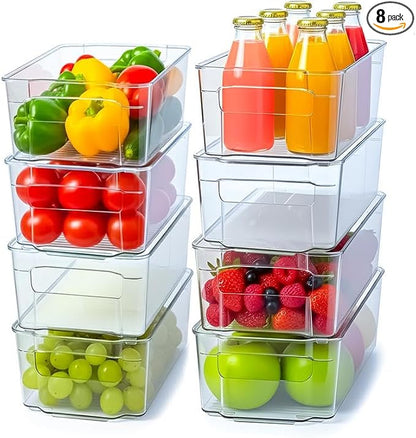 Utopia Home - Fridge & Refrigerator Organizer Bins, Kitchen Cabinets & by UTOPIAHOME