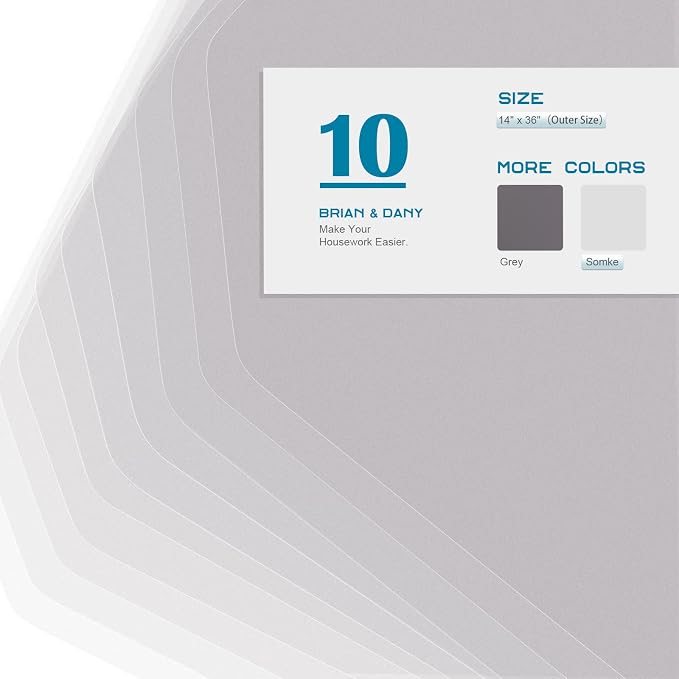BRIAN & DANY Wire Shelf Liner 14" X 36", Heavy Duty Shelf Liners - Image 3
