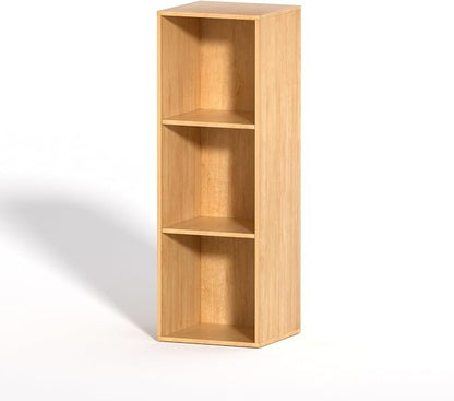 3 Cube Storage Organizer, 3 Tier Cube Low Bookcase Freestanding Storage Display by VAFHYLLIS