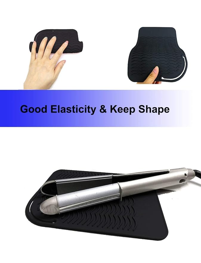 Heat Resistant Mat for Curling Iron, Flat Irons and Hair Straightener Hair - Image 2