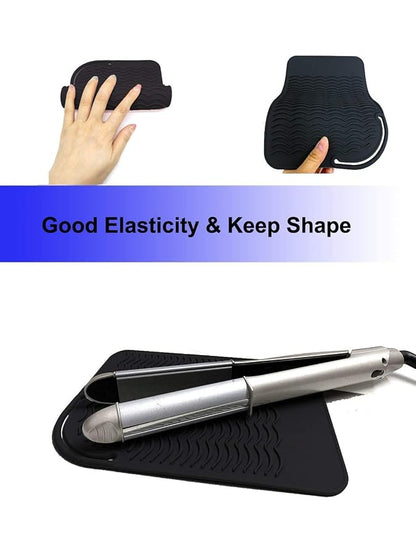 Heat Resistant Mat for Curling Iron, Flat Irons and Hair Straightener Hair - Image 2