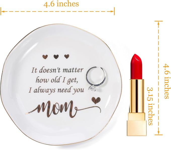 HOME SMILE Mom Ring Dish Jewery Tray - Image 5