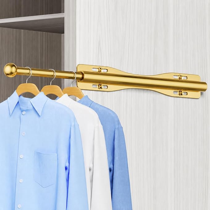 12" Valet Rod For Closet Pull Out Slide Out Adjustable Heavy Duty Valet Rod For by WELCOMETOHBPHBP