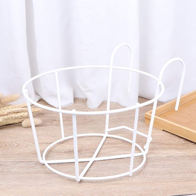 4 Pack Hanging Planters for Railings Rail Planter Hanging Baskets Flower Pot - Image 2