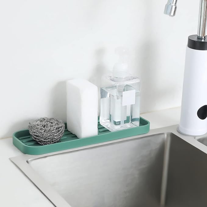 Silicone Kitchen Sink Organizer Tray - Image 8