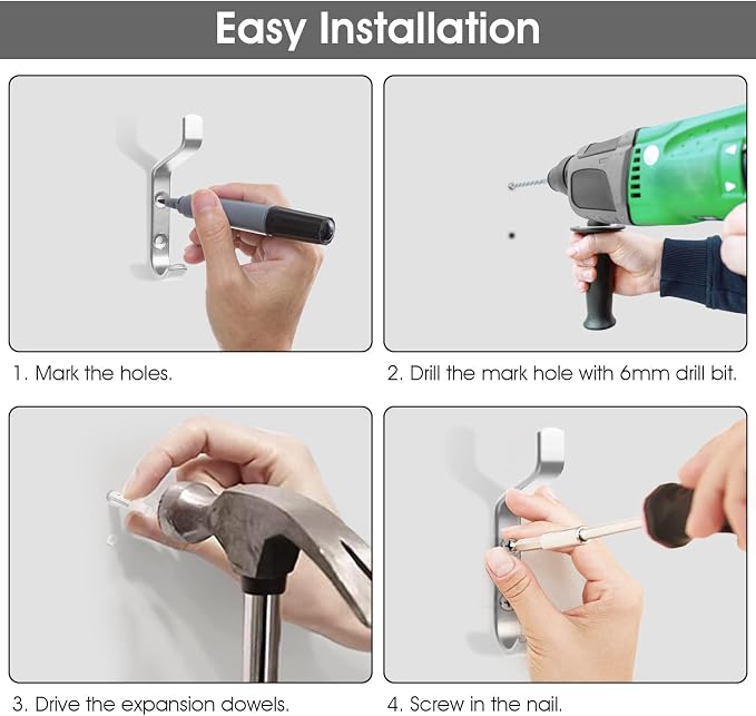 GlazieVault Coat Hooks – Door Hook - Image 6