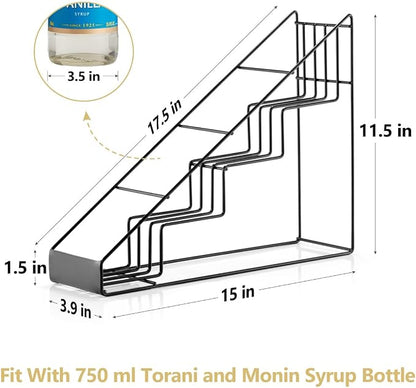 Coffee Syrup Rack for Coffee Bar Accessories, Fits - Image 3