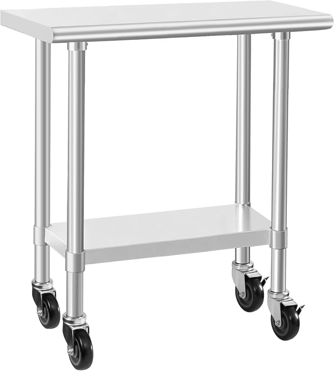HARDURA Stainless Steel Commercial Table Prep & Work Table by HARDURA