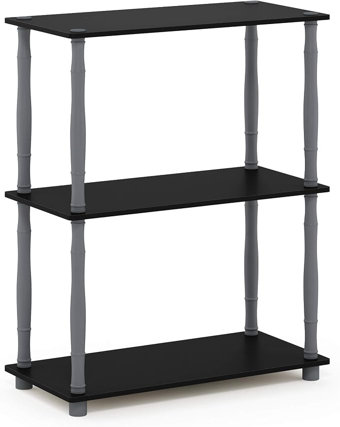 Furinno Turn-N-Tube 3-Tier Compact Multipurpose Shelf Display Rack - Image 5
