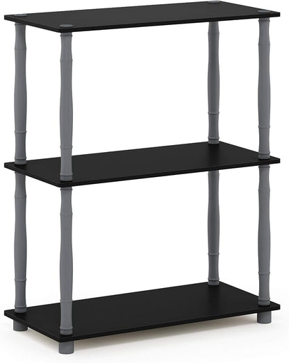 Furinno Turn-N-Tube 3-Tier Compact Multipurpose Shelf Display Rack - Image 5