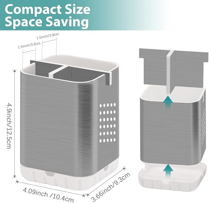 Boperzi Toothbrush Holder Toothpaste Organizer Drainage - Image 5