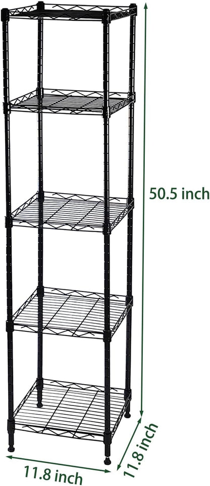 5-Wire Shelving Adjustable Shelves, Standing Storage Shelf - Image 3