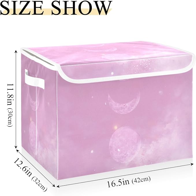 Storage Bins with Lids Storage Containers Storage Box with Handles Storage - Image 3