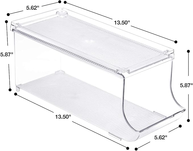 Sorbus Soda Can Organizer for Refrigerator - Image 4