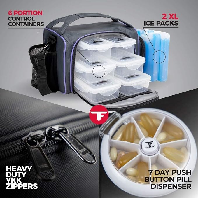 ThinkFit Insulated Meal Prep Lunch Box - Image 5