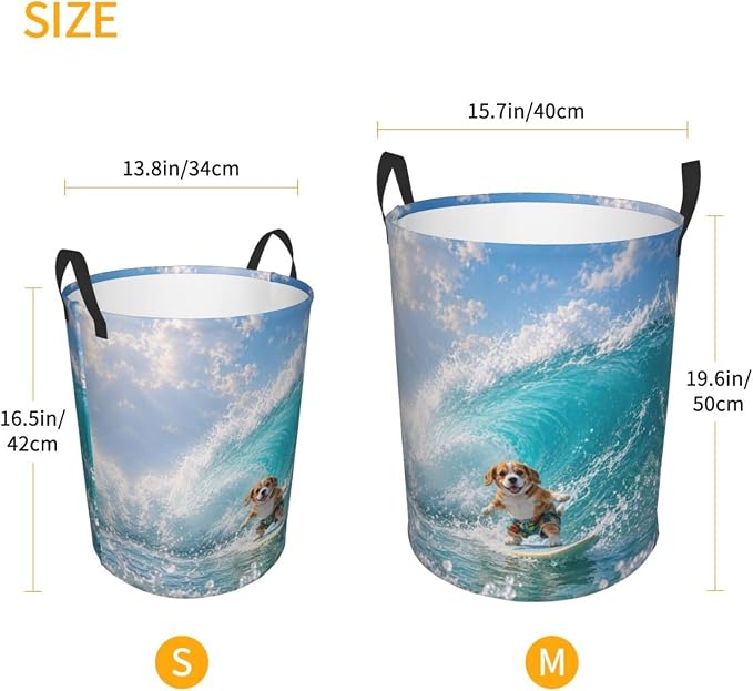Laundry Basket Dirty Clothes Hamper - Image 2