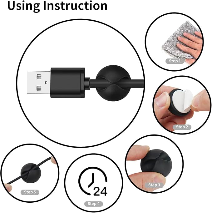 Cable Clips Cord Holder - Image 7