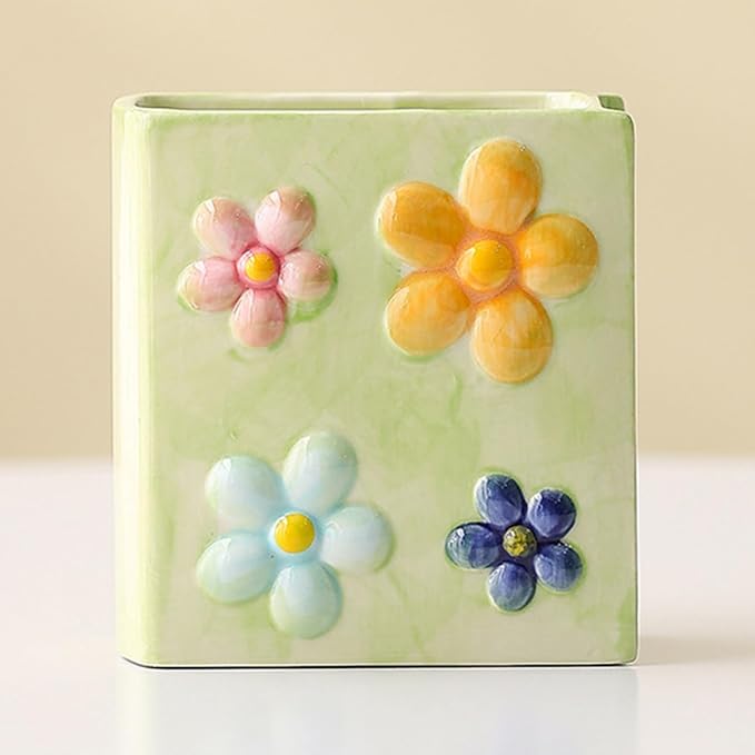 Book Vase Flower Pencil Cup Pen Holder - Image 5
