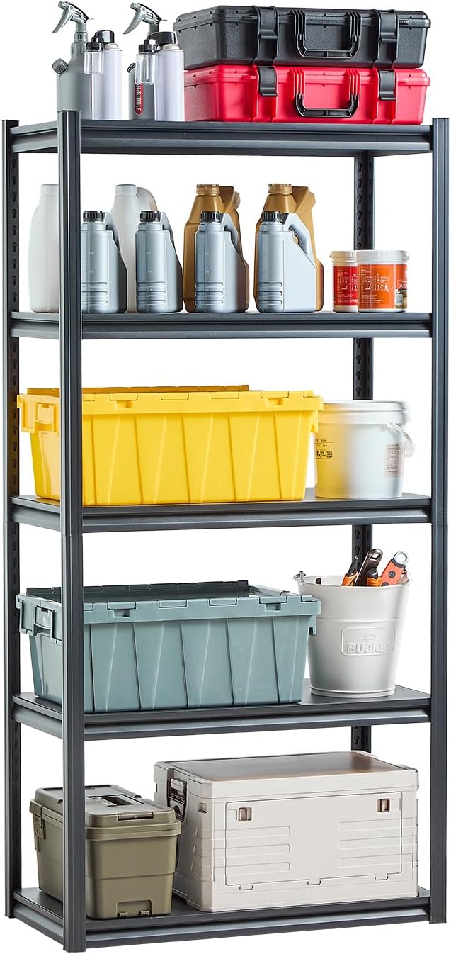 VEVOR Storage Shelves, 2000 lbs, 5 Tier Garage Storage Shelving by VEVOR