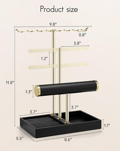 Vlando 3 Tier Jewelry Stand Organizer - Image 2