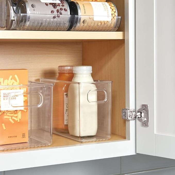 iDesign Slim Clear Plastic Storage Bin, Tall Narrow - Image 6
