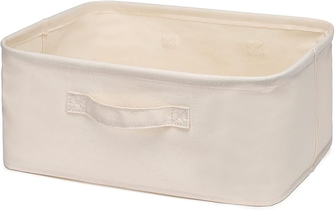 Decorative Basket Rectangular Fabric Storage Bin Organizer Basket by YONBEN