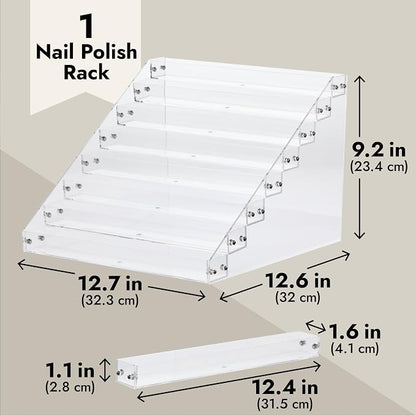 Okuna Outpost 8-Tier Acrylic Nail Polish Rack - Image 6